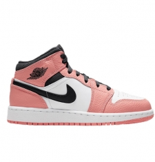 NIKE AIR JORDAN 1 MID GS 'PINK QUARTZ'