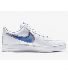 NIKE AIR FORCE 1 LOW WHITE SWOOSH PURPLE