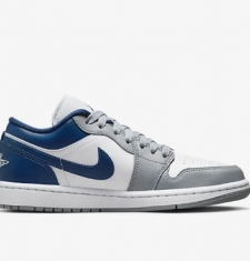 NIKE AIR JORDAN 1 LOW STEALTH FRENCH BLUE