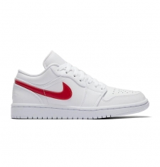 NIKE AIR JORDAN 1 LOW 'WHITE UNIVERSITY RED'