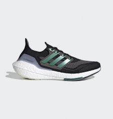 ADIDAS ULTRA BOOST 21 CORE BLACK / SUB GREEN