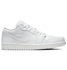 NIKE AIR JORDAN 1 LOW TRIPLE WHITE 11