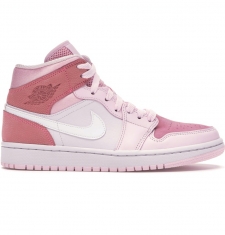 NIKE AIR JORDAN 1 MID 'DIGITAL PINK'