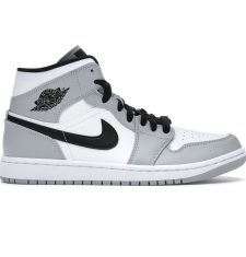 NIKE AIR JORDAN 1 MID LIGHT SMOKE GREY