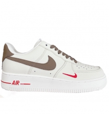 NIKE AIR FORCE 1 LOW WHITE BROWN