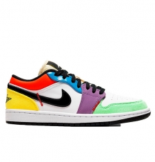 NIKE AIR JORDAN 1 LOW MULTICOLOR