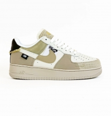 NIKE AIR FORCE 1 LOW 07 LX TAN BLING